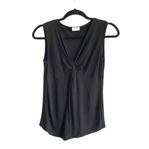 AKRIS Punto Sleeveless Blouse Tank Top Black 6